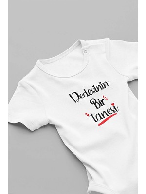 Eydu Baby Teyzesinin Balı Bebek Body Kısa Kollu Çıtçıtlı Badi Teyze Yazılı Zıbın