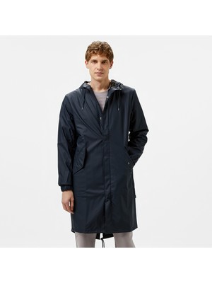 Rains Fishtail Parka W3 Kadın Lacivert Yağmurluk