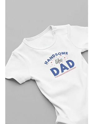 Eydu Baby Reis Baskılı Bebek Body Beyaz Badi Çıtçıtlı Zıbın