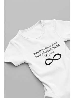 Eydu Baby Bırakın Beni Halama Gidicem Baskılı Çıtçıtlı Bebek Body Badi Zıbın