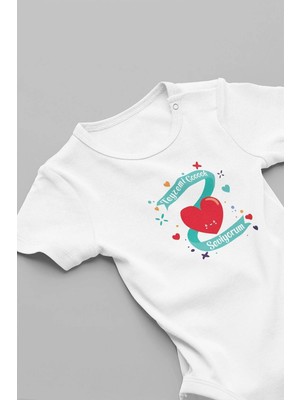 Eydu Baby Kova Burcuyum Baskılı Bebek Body Çıtçıtlı Badi Zıbın