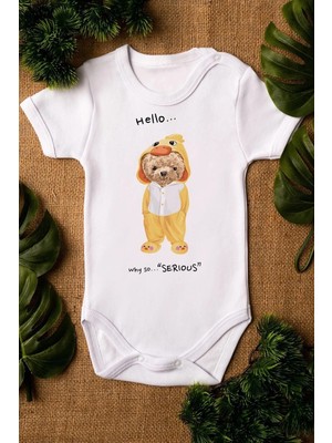 Eydu Baby Annesinin Aslanı Baskılı Bebek Body Çıtçıtlı Badi Zıbın