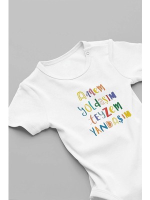 Eydu Baby Patron Bebek Tembel Değilim Sadece Rahatım Yazılı Bebek Body Badi Zıbın