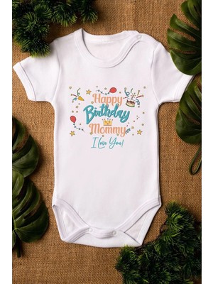 Eydu Baby Anneannesinin Minik Kuzusu Bebek Body Kısa Kollu Badi Çıtçıtlı Zıbın