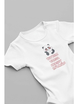 Eydu Baby babasının balı YAZILI isimli bebek zıbın anne yenge teyze dayı amca yazılı bebek hediye