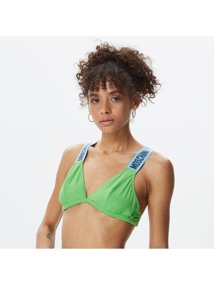 Moschino Kadın Yeşil Bikini Üstü