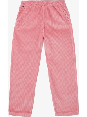 Tommy Hilfiger Pull On Corduroy Çocuk Pembe Pantolon