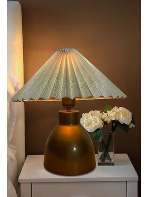 Burenze Modern Abajur Umbrella Abajur Şık Görsellik Katar Masa Lambası Elektrik ile Çalışır