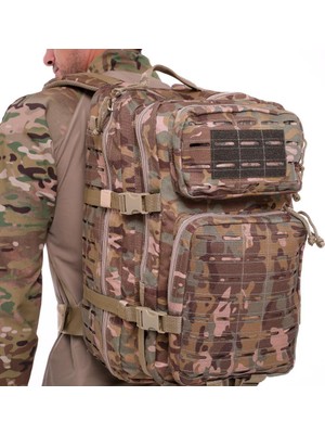 Single Sword 36L Su Geçirmez Outdoor Taktik Sırt Çantası - Renk: MULTİCAM
