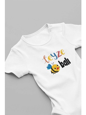 Eydu Baby Organik Pamuk My First Christmas Yılbaşı Yazılı Bebek Body Uzun Kollu Çıtçıtlı Badi Zıbın