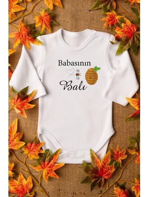 Eydu Baby Organik Pamuk My First Christmas Yılbaşı Yazılı Bebek Body Uzun Kollu Çıtçıtlı Badi Zıbın