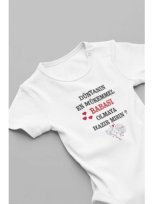 Eydu Baby Organik Pamuk My First Christmas Yılbaşı Yazılı Bebek Body Uzun Kollu Çıtçıtlı Badi Zıbın