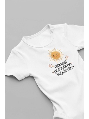 Eydu Baby Babaannesinin Minik Kuzusu Bebek Body Uzun Kollu Badi Çıtçıtlı Zıbın