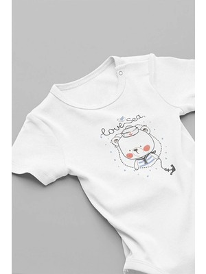 Eydu Baby Doğum Günün Kutlu Olsun Baba Baskılı Bebek Body Uzun Kollu Badi Zıbın