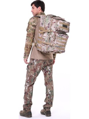 Single Sword 60 L Su Geçirmez Outdoor Taktik Dağcı&Kamp Çantası | Renk: MULTİCAM