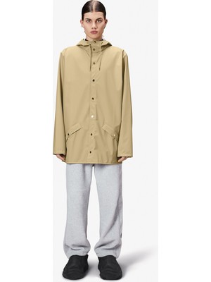 Rains Classic Unisex Bej Yağmurluk