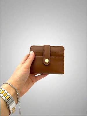 Sanmorris Minimalist Tasarım Çıtçıtlı Kadın Cüzdan ve Kartlık