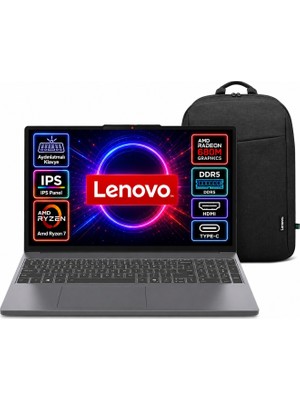 Lenovo Ideapad Slim 3 Amd Ryzen 7 7735HS 40GB 1tb SSD W11P 15.3" Taşınabilir Bilgisayar + Shopimode Çanta