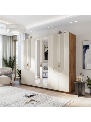 Velmo Aspen 6 Kapaklı Gardırop (Aytaşı)