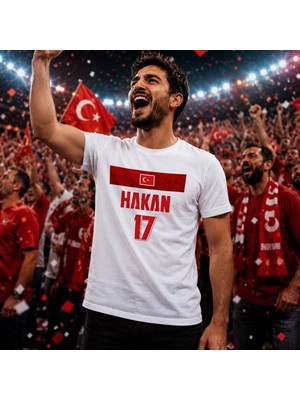 Bk Gift Kişiye Özel Türkiye Taraftar Temalı 2026 Dünya Kupası Tasarımlı Baba&kız Tişört Seti-5, Tek Yürek Milli Takım Ruhu