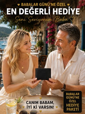 Mimodish 1.Sınıf İşçilik Lüks Babalar Günü Hediye Babalar Günü Hediyesi Babama Hediye Eşe Hediye Babalar Günü Kampanyası Özel Babaya Hediye Sevgiliye Hediye Deri Erkek Cüzdan