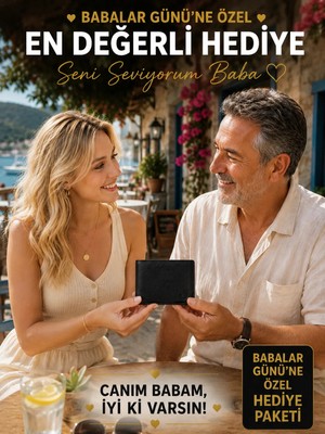 Mimodish 1.Sınıf İşçilik Lüks Babalar Günü Hediye Babalar Günü Hediyesi Babama Hediye Eşe Hediye Babalar Günü Kampanyası Özel Babaya Hediye Sevgiliye Hediye Deri Erkek Cüzdan