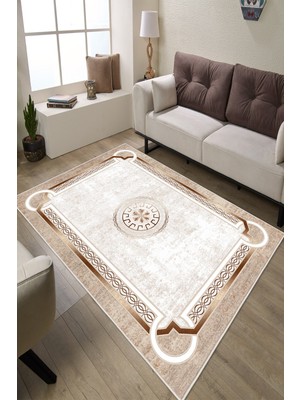 Pelura Halı Modern Makinede Yıkanabilir Kaydırmaz Leke Tutmaz Salon Halı Oturma Odası Halı Mutfak Halı ve Yolluk