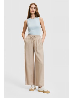 U.S. Polo Assn. Kadın Taş Kanvas Pantolon 50321973-VR049