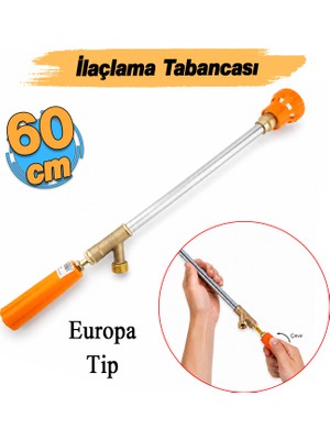 Badem10 Mekanik Yeni Nesil Püskürtücü 60 cm Basınçlı Ilaçlama Sisleme Tabancası Pompası 1 Adet