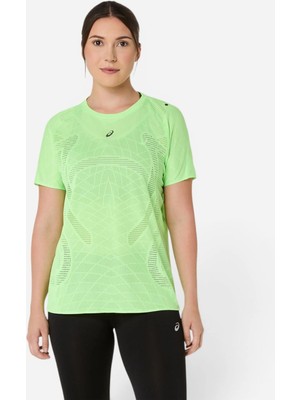 Asics Metarun Ss Top Kadın Yeşil Kısa Kollu Tshirt 2012D418-300