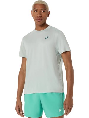 Asics Court Ss Top Erkek Mavi Kısa Kollu Tshirt 2041A339-402
