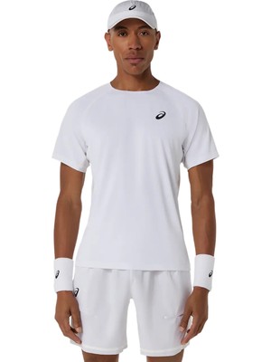 Asics Match Ss Top Erkek Beyaz Kısa Kollu Tshirt 2041A392-100