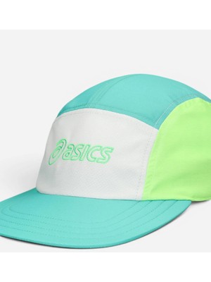 Asics Performance Running 5 Panel Cap Unisex Yeşil Şapka 3013B331-300