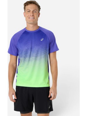 Asics Road Fade Ss Top Erkek Mor Kısa Kollu Tshirt 2011D512-401