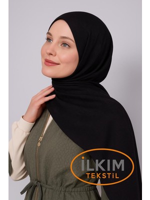 İlkim Tekstil Janjan Şal Abiyelik Siyah