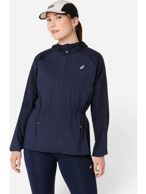 Asics Road Packable Jacket Kadın Lacivert Ceket 2012D076-400