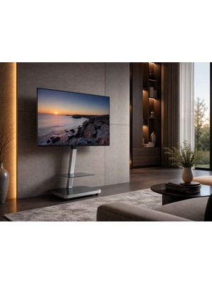 Sonorous Pl 2710 Grp -Slv-W 39'' - 65'' Inç Tekerlekli LED & LCD Televizyon Sehpası