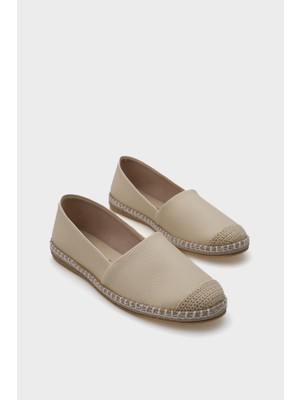Capone Outfitters Pasarella Cilt Kadın Espadril