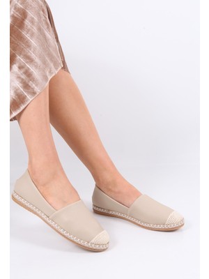 Capone Outfitters Pasarella Cilt Kadın Espadril