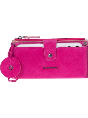 BloominBag Bloom Still Lozan Hakiki Süet Çapraz Askılı Telefon Bölmeli Cüzdan Çanta