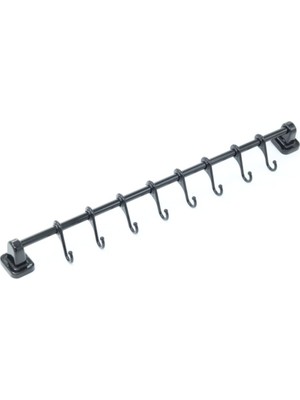 Hagen Güçlü Yapıştırma 8 Li Askı Rayı 45 Cm Modern Tasarım ve Kolay Temizlik Özellikli