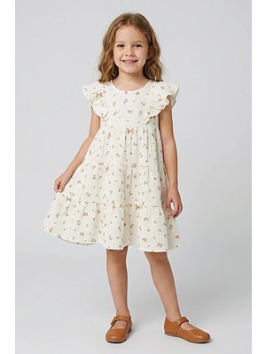 Dmb Kids Kız Çocuk Müslin Elbise DMB-0025