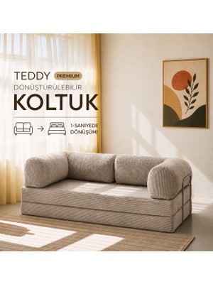 Rozalina Concept Aktivite Koltuğu - Sünger Koltuk -Yatak -Kanepe- Legom- 100X200 -Fitilli Kadife Kumaş