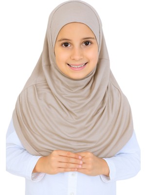 Modish Group Kız Çocuk Hazır Başörtüsü Pratik Penye Şal Tesettür Giyim
