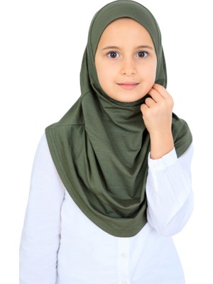Modish Group Kız Çocuk Hazır Başörtüsü Pratik Penye Şal Tesettür Giyim