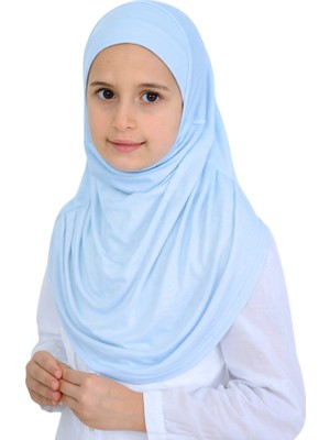 Modish Group Kız Çocuk Hazır Başörtüsü Pratik Penye Şal Tesettür Giyim