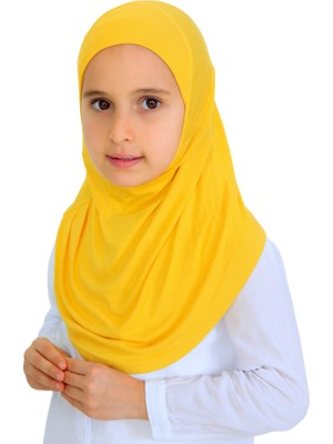 Modish Group Kız Çocuk Hazır Başörtüsü Pratik Penye Şal Tesettür Giyim