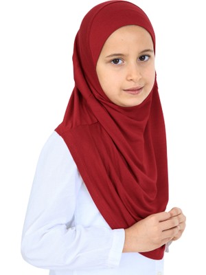 Modish Group Kız Çocuk Hazır Başörtüsü Pratik Penye Şal Tesettür Giyim