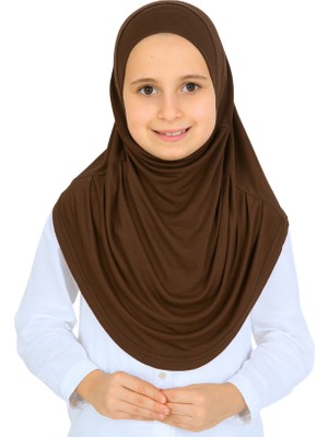 Modish Group Kız Çocuk Hazır Başörtüsü Pratik Penye Şal Tesettür Giyim