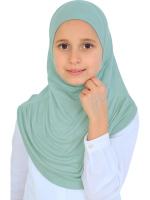 Modish Group Kız Çocuk Hazır Başörtüsü Pratik Penye Şal Tesettür Giyim